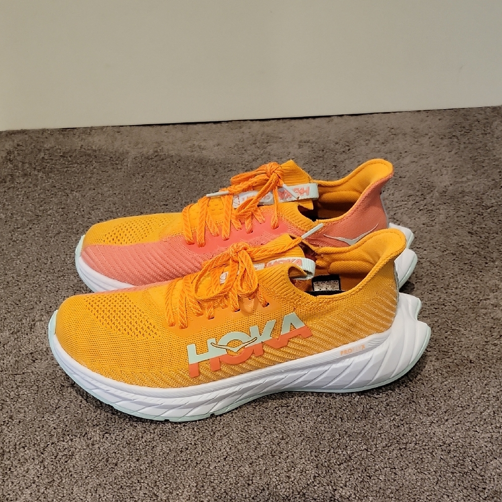 Like New Hoka Orange and Pink Athletic Shoes